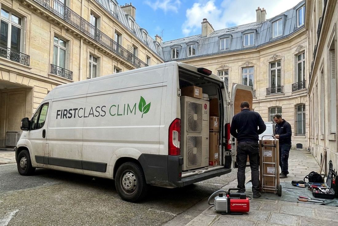 Firstclass clim — sur le chantier